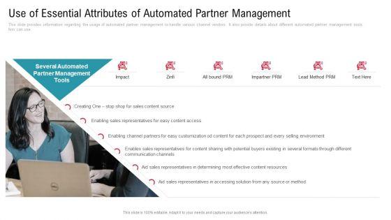 Co_Variety_Advertisement_Use_Of_Essential_Attributes_Of_Automated_Partner_Management_Infographics_PDF_Slide_1.jpg