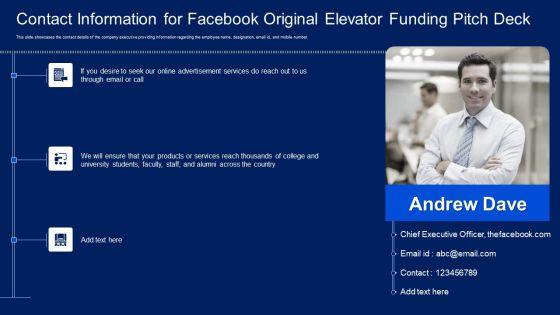 Contact_Information_For_Facebook_Original_Elevator_Funding_Pitch_Deck_Structure_PDF_Slide_1.jpg