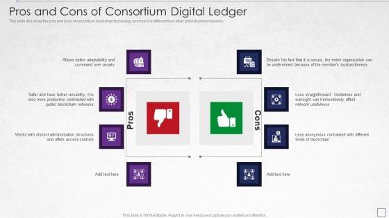 Digitized_Record_Book_Technology_Pros_And_Cons_Of_Consortium_Digital_Ledger_Brochure_PDF_Slide_1.jpg