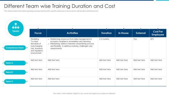 Enhanced_Workforce_Effectiveness_Structure_Different_Team_Wise_Training_Duration_And_Cost_Infographics_PDF_Slide_1.jpg