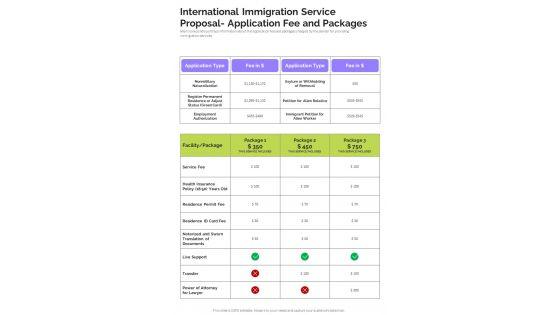 International_Immigration_Service_Proposal_Application_Fee_And_Packages_One_Pager_Sample_Example_Document_Slide_1.jpg