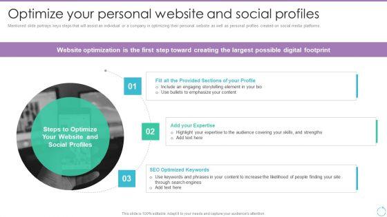 Personal_Branding_Plan_For_Executives_Optimize_Your_Personal_Website_And_Social_Profiles_Infographics_PDF_Slide_1.jpg