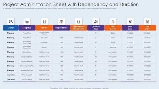 Project_Administration_Sheet_With_Dependency_And_Duration_Topics_PDF_Slide_1.jpg