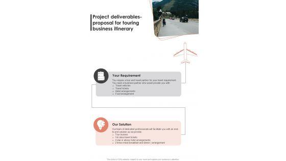 Project_Deliverables_Proposal_For_Touring_Business_Itinerary_One_Pager_Sample_Example_Document_Slide_1.jpg