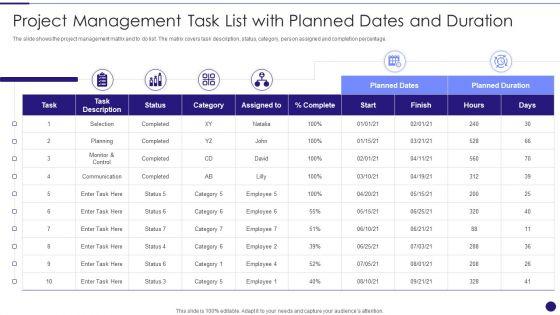 Project_Management_Task_List_With_Planned_Dates_And_Duration_Pictures_PDF_Slide_1.jpg