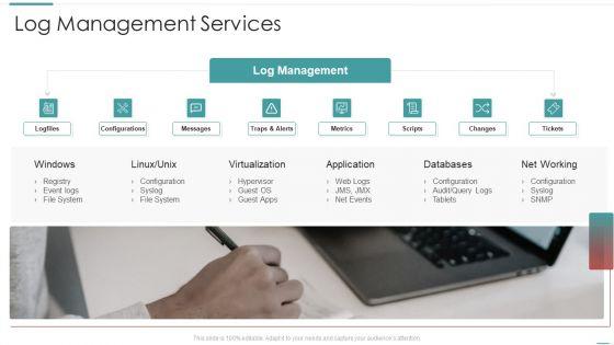 Risk_Recognition_Automation_Log_Management_Services_Metrics_Ppt_Model_PDF_Slide_1.jpg