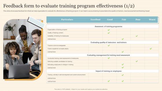 Staff_On_Job_Coaching_Program_For_Skills_Enhancement_Feedback_Form_To_Evaluate_Training_Program_Effectiveness_Sample_PDF_Slide_1.jpg