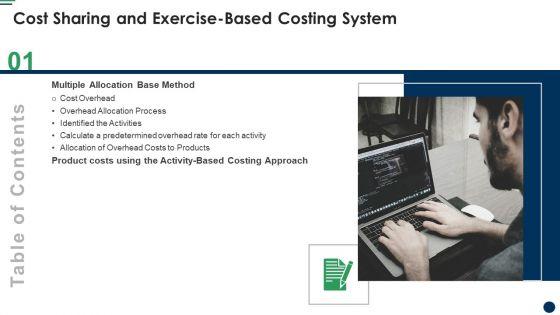 Table_Of_Contents_Cost_Sharing_And_Exercise_Based_Costing_System_Slide_Diagrams_PDF_Slide_1.jpg